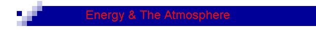 Energy & The Atmosphere